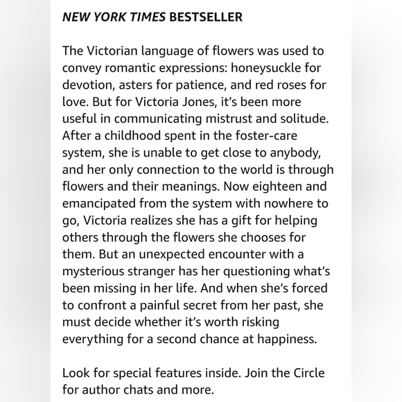 The Language Of Flowers By Vanessa Diffenbaugh Literary Fiction Book Ballantine - Picture 2 of 8